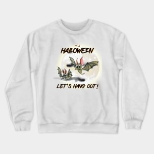 Cute Halloween Bats Crewneck Sweatshirt